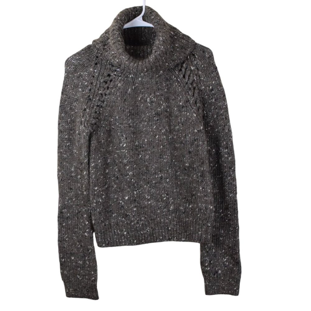 Veronica Beard Wool Baby Alpaca & Silk Chunky Knit Sweater Fall Winter Cozy - S